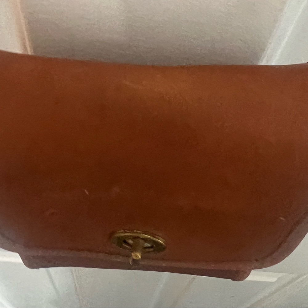Vintage Coach Brown Leather Crossbody Bag - Picture 6 of 10